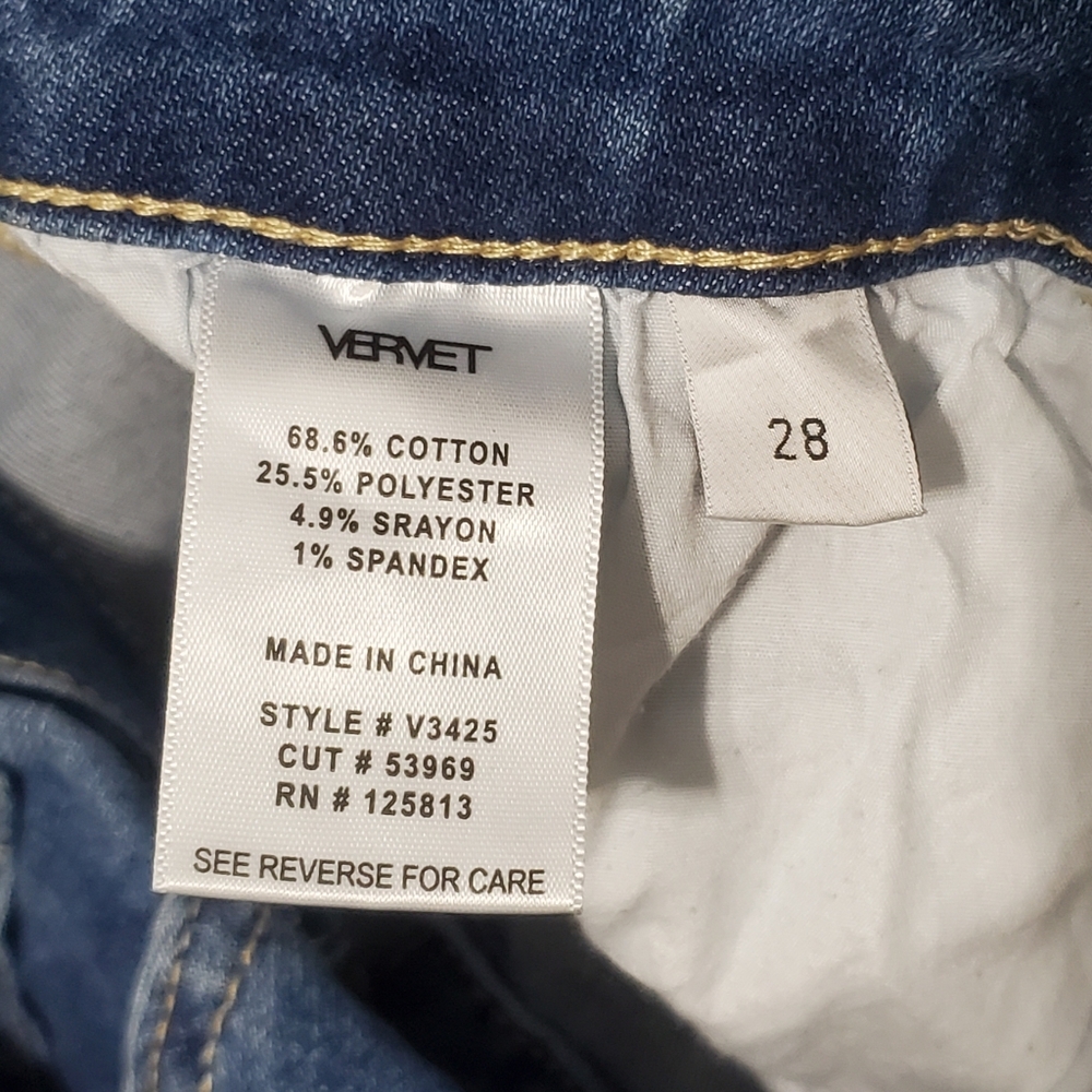 Vervet High-Rise Wide Leg Jeans 28 Waist - Picture 7 of 12